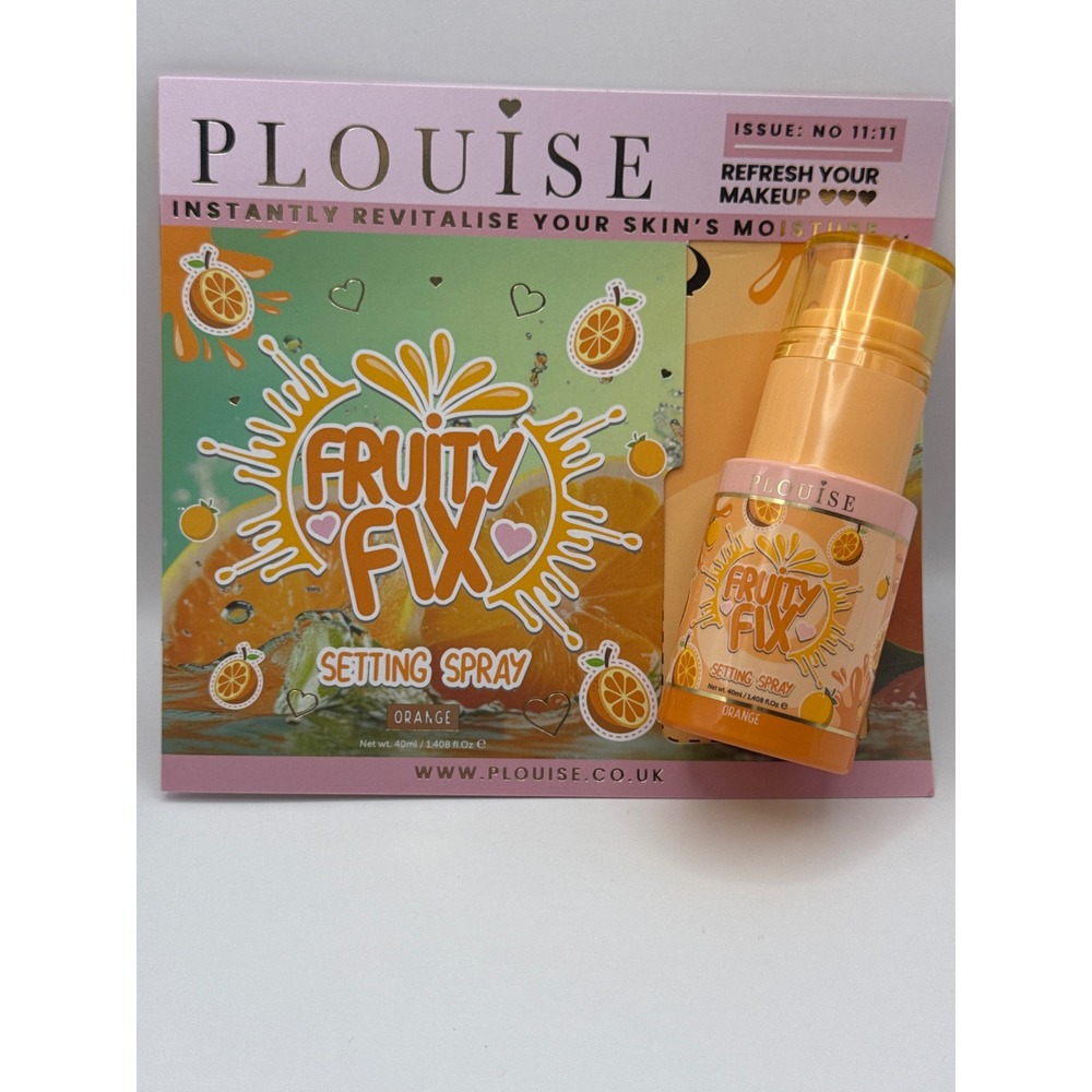 PLouise Fruity Fix Orange Setting Spray Refresh‎ Makeup Moisturize